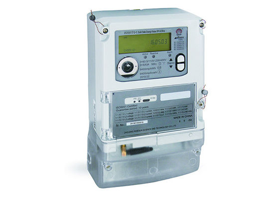 IEC 62053 μέρος 21 έξυπνος ενεργειακός μετρητής 3 πολυεθνικής συμφωνίας για τις επενδύσεις μέτρο φάσης με την επίδειξη LCD