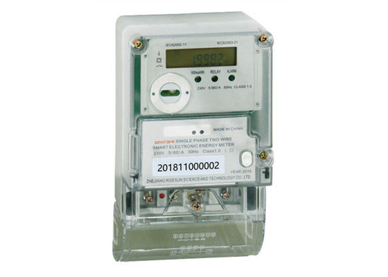 Η έξυπνη ηλεκτρική ενέργεια επιχείρησης ενέργειας 230V μετρά το IEC 62053 21 10 40 Α 10 60 Α