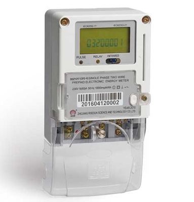 Ψηφιακός ενεργειακός μετρητής επαγωγής ενιαίας φάσης με την κάρτα ασφάλειας ΚΜΕ λογικής RS485