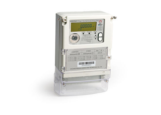 IEC 62056 62 πολλών χρήσεων τριφασικός τετρασύρματος ενεργειακός μετρητής 100V