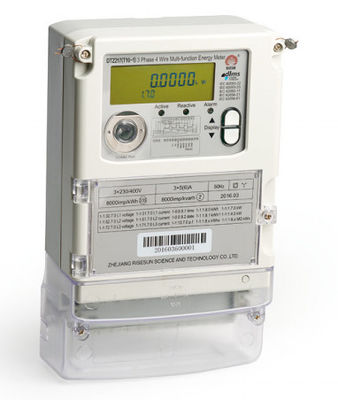 IEC 62056 61 πολυ πολυφασικός έξυπνος μετρητής 3 φάση 4 ενεργειακών μετρητών rs485 δασμολογίων καλώδιο